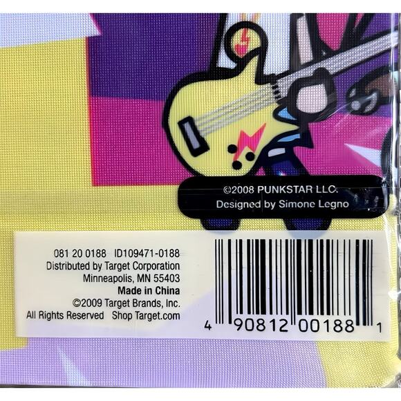Tokidoki Punkstar Maxx School Supplies 2 Jumbo Book Cover Washable Stretchable - Picture 9 of 9